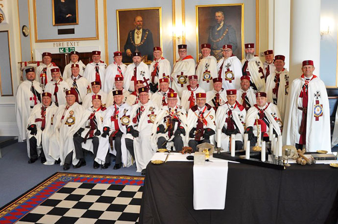 Consecration of Grand Masters Bodyguard Preceptory No.715