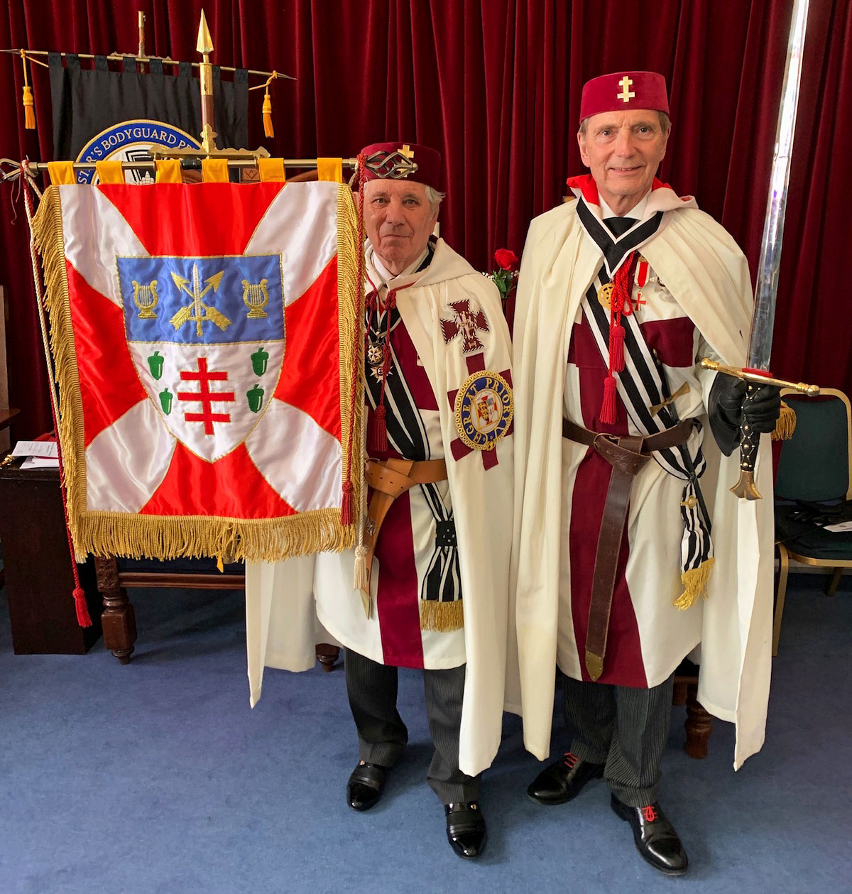 E.Kt. Norman Playford & E.Kt.Paul Eustace
