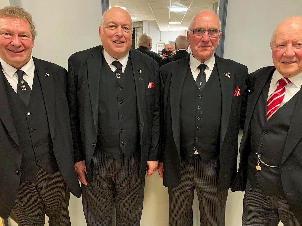 E.Kt. Wright, V.E.Kt Dean, E.Kt. Seager & R.E.Kt. Jordan K.C.T.