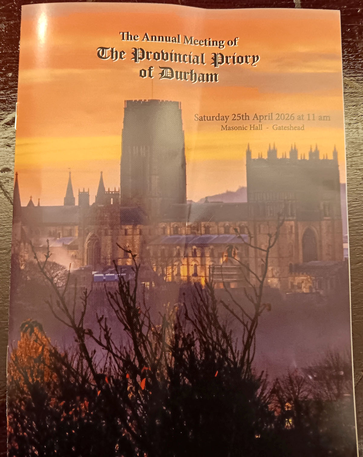Durham Provincial Priory Summons