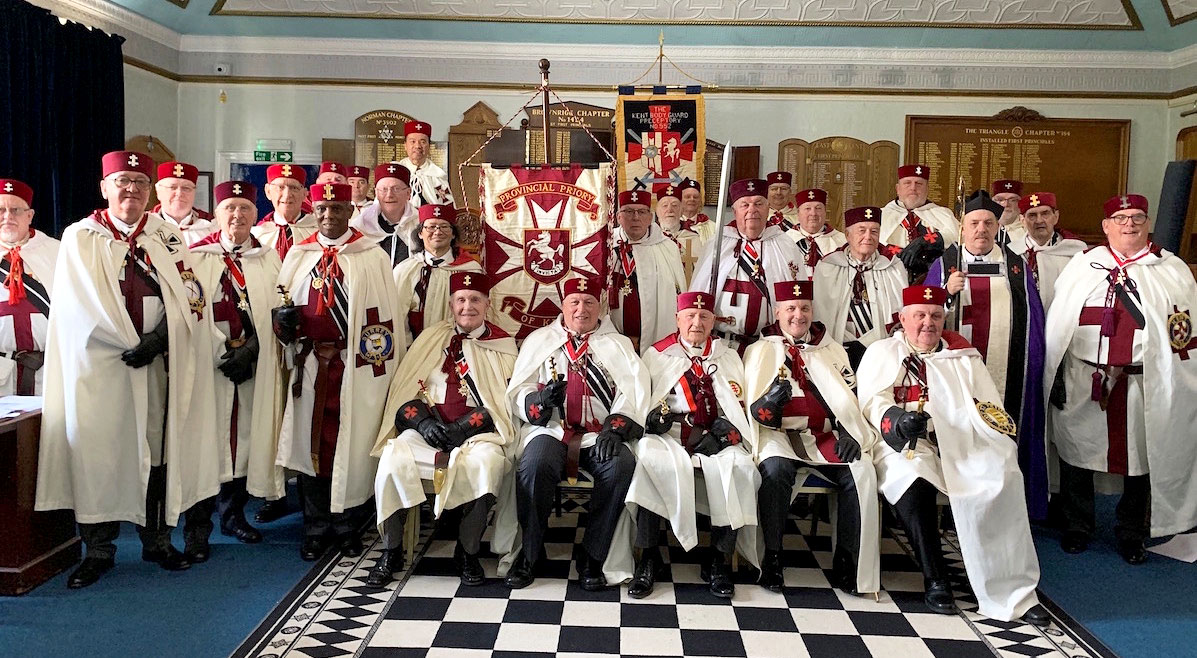 Guests at the installation of the Sub Prior